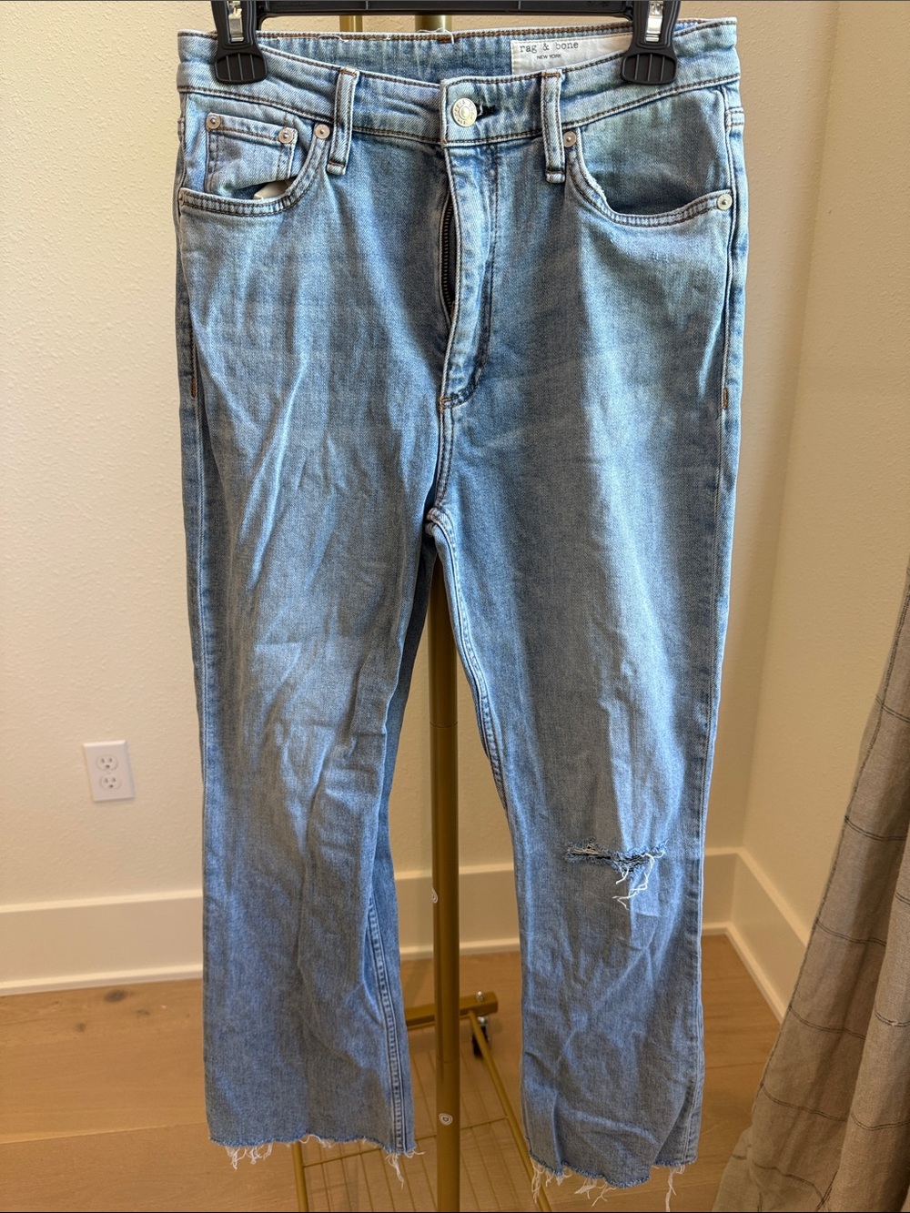 Rag & Bone Casey high-rise ankle flare